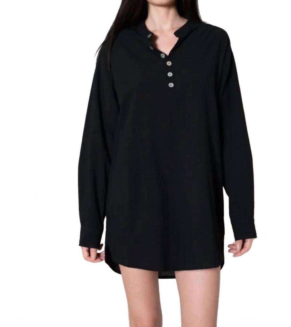 NEW NATALIE MARTIN apres collarless deep v-neck top in black
